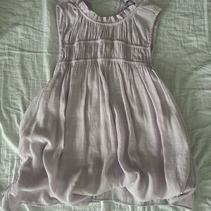Nine West Lavender Ruffled Neck Sleeveless Top
